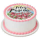 Feliz Pascua Easter Edible Cake Image PhotoCake