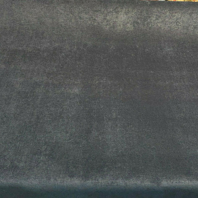 Momentum Storm Blue Performance Chenille Fabric - Blue Dark Gray Blend, Heavy Use, Backed (1 Yard)