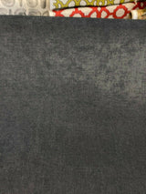 Momentum Storm Blue Performance Chenille Fabric - Blue Dark Gray Blend, Heavy Use, Backed (1 Yard)