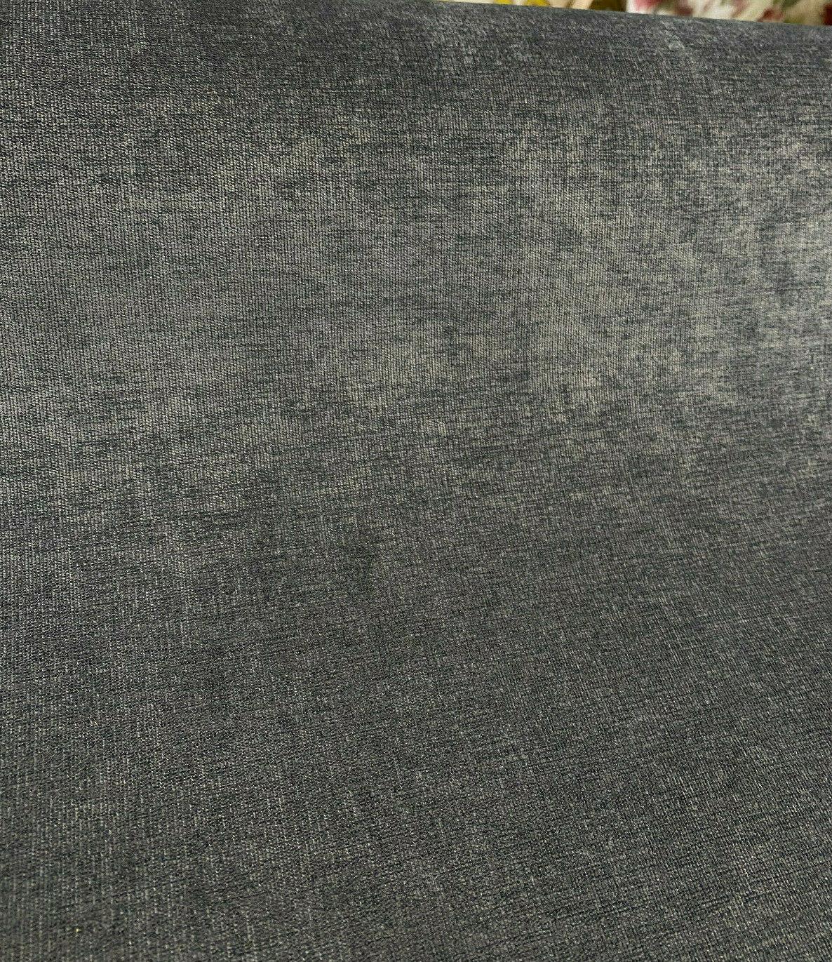 Momentum Storm Blue Performance Chenille Fabric - Blue Dark Gray Blend, Heavy Use, Backed (1 Yard)