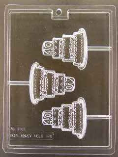 Celebration Cake Pop 40 Chocolate Mold - ECAO1163
