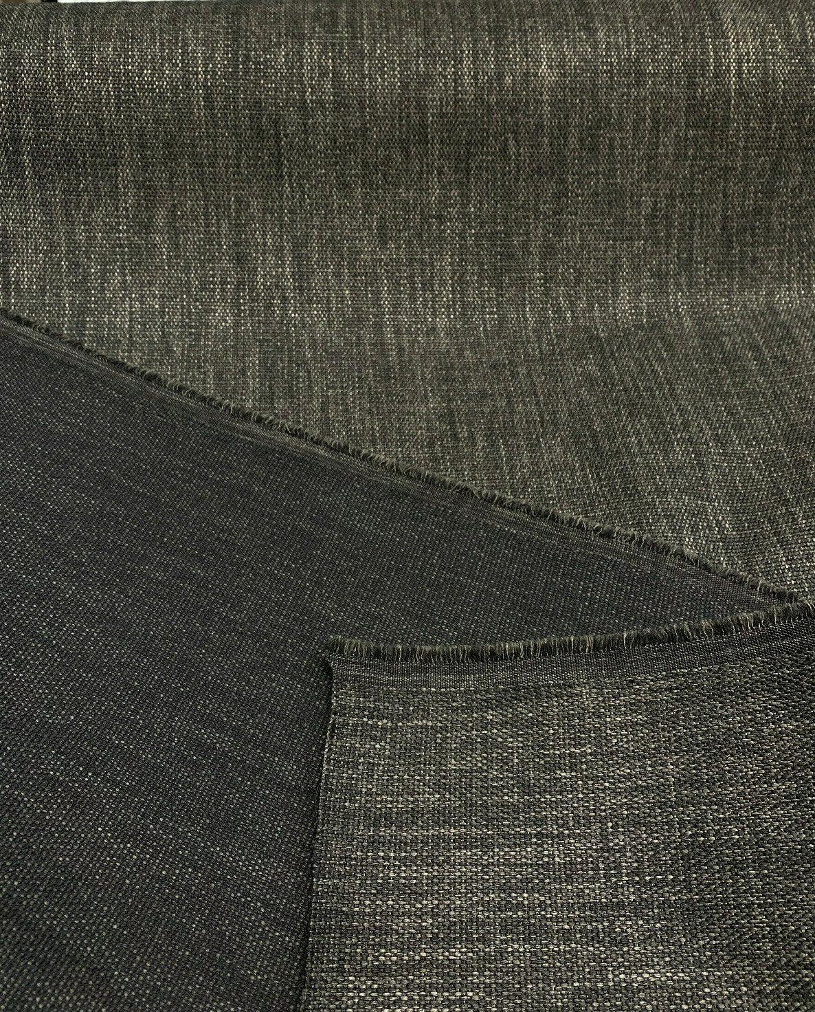 Dorell Key Largo Chenille Fabric - Graphite Brown, Plain, 55" Width (By The Yard)