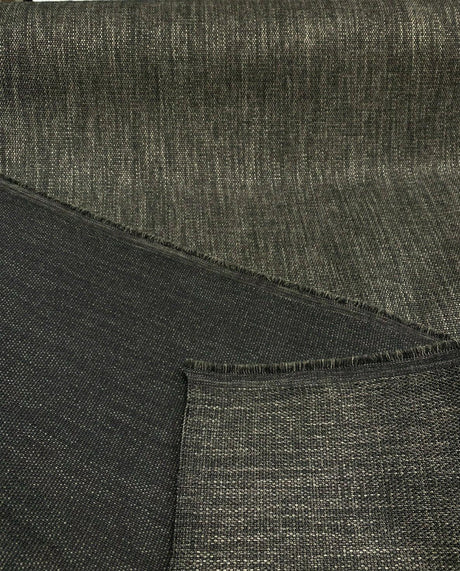 Dorell Key Largo Chenille Fabric - Graphite Brown, Plain, 55" Width (By The Yard)