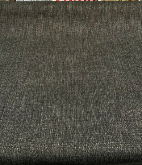 Dorell Key Largo Chenille Fabric - Graphite Brown, Plain, 55" Width (By The Yard)