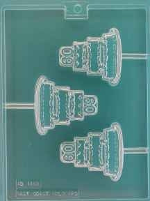 Celebration Cake Pop 60 Chocolate Mold - ECAO1165