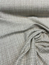 Longport Gray Chenille Upholstery Fabric - Gray And White Blend, 54.5" Width (1 Yard)