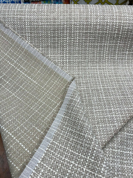 Longport Gray Chenille Upholstery Fabric - Gray And White Blend, 54.5" Width (1 Yard)