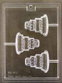 Celebration Cake Pop 75 Chocolate Mold - ECAO1167