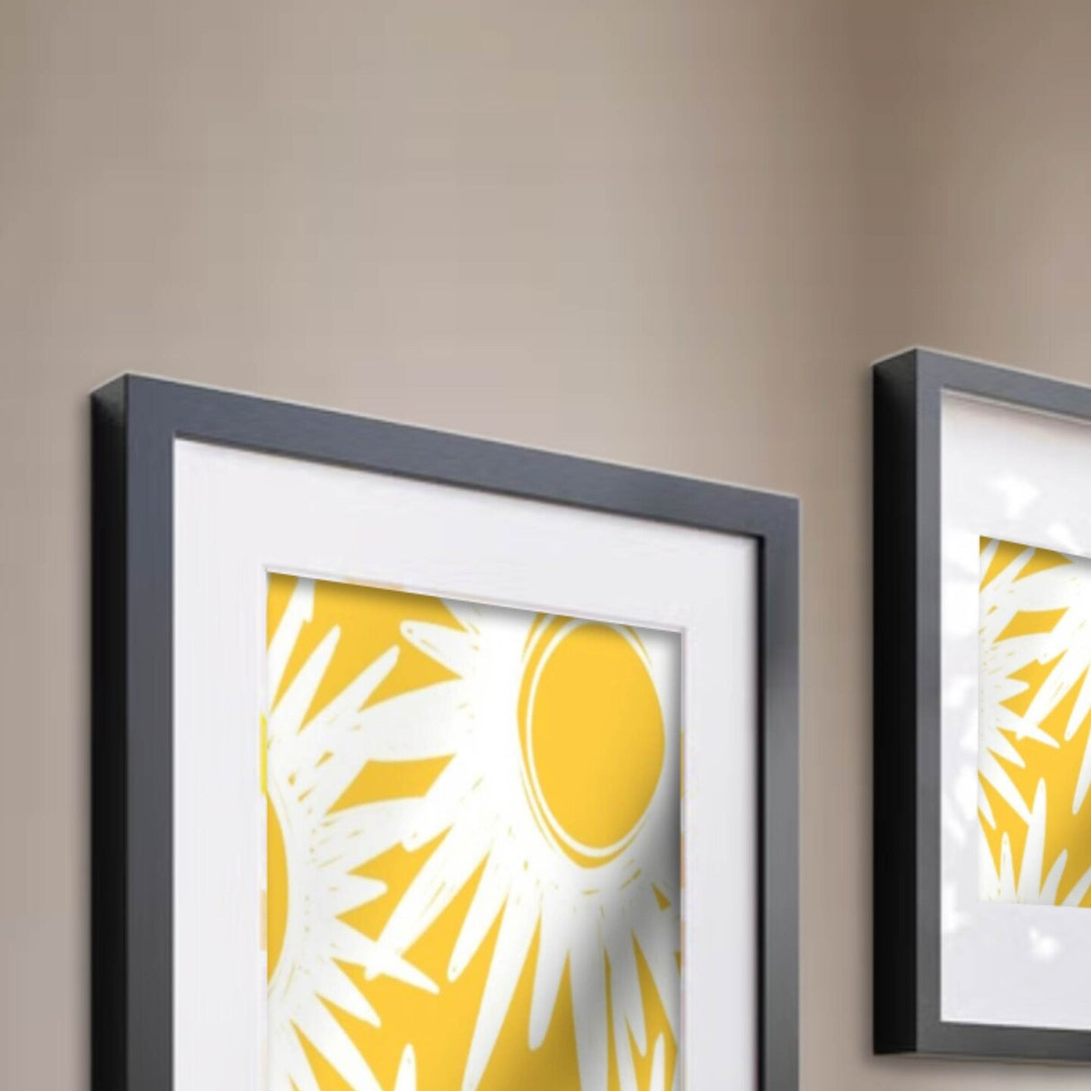 Versatile Frame with Mount – Hang Horizontally or Vertically, Easy No-Nail Setup!