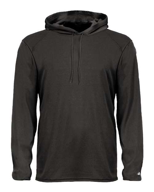 Badger Unisex B-Core Hooded Long Sleeve T-Shirt