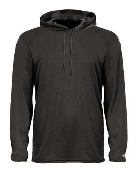 Badger Unisex B-Core Hooded Long Sleeve T-Shirt
