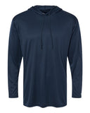 Badger Unisex B-Core Hooded Long Sleeve T-Shirt