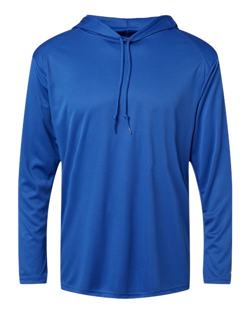 Badger Unisex B-Core Hooded Long Sleeve T-Shirt