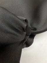 Black Polyamide Twill Suit Fabric