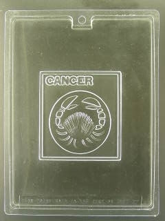Cancer Zodiac Square Chocolate Mold - ECAO395