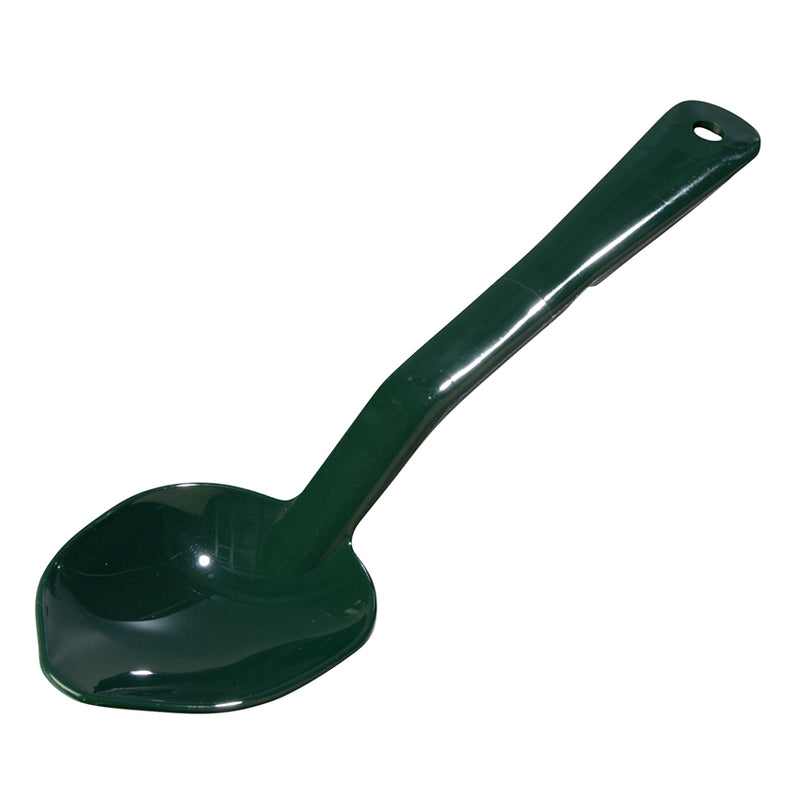 Carlisle 15" Forest Green Solid Serving Spoon