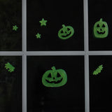 Haunted Living Stick and Scream Pumpkin Window Gel Clings Halloween Decoration