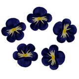 O'Creme Purple Pansy Royal Icing Flowers, Set of 16