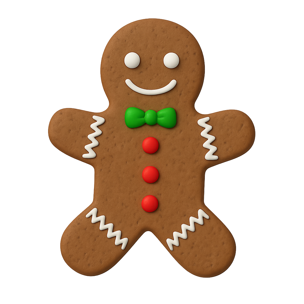 Gingerbread Man Cookie Cutter 3.5 in B1174