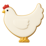 Chicken Cookie Cutter 3.75 in B1186