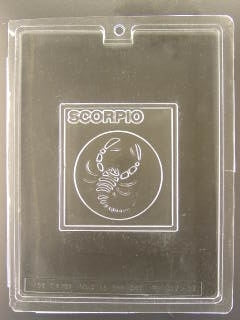 Scorpio Zodiac Square Chocolate Mold - ECAO399
