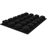 Silikomart SQ086 Silicone Heart Baking & Freezing Mold, 24 Cavities