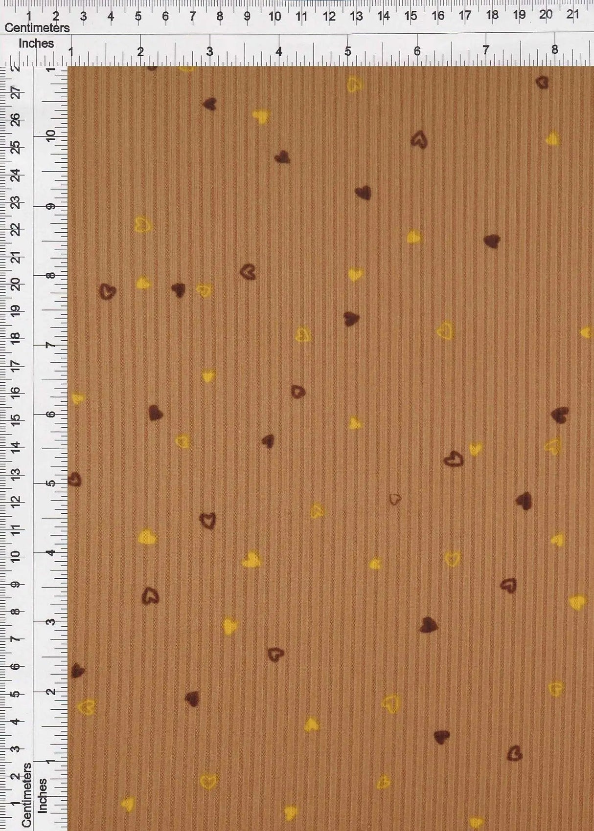 1 Yard Yummy Rib Knit Small Heart Print Fabric 58/60 Inch Wide Soft Stretch Ribbing for Cute Apparel & Crafts
