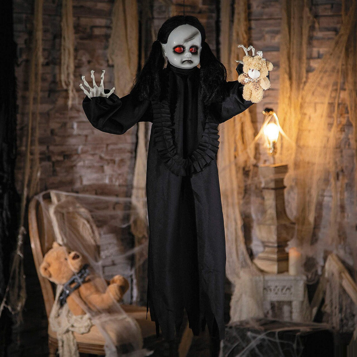 Light Up Hanging Sonic Girl Halloween Decoration 31 1/2 Inch