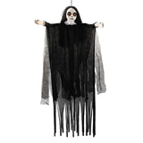 4 Ft. 3" Posable Hanging Girl Dressed in Black Halloween Decoration