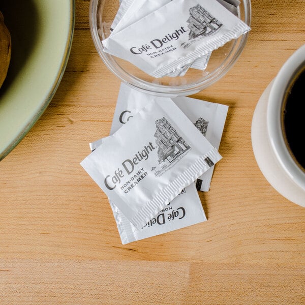 Cafe Delight Non-Dairy Creamer Single Serve Packet - 1,000/Case