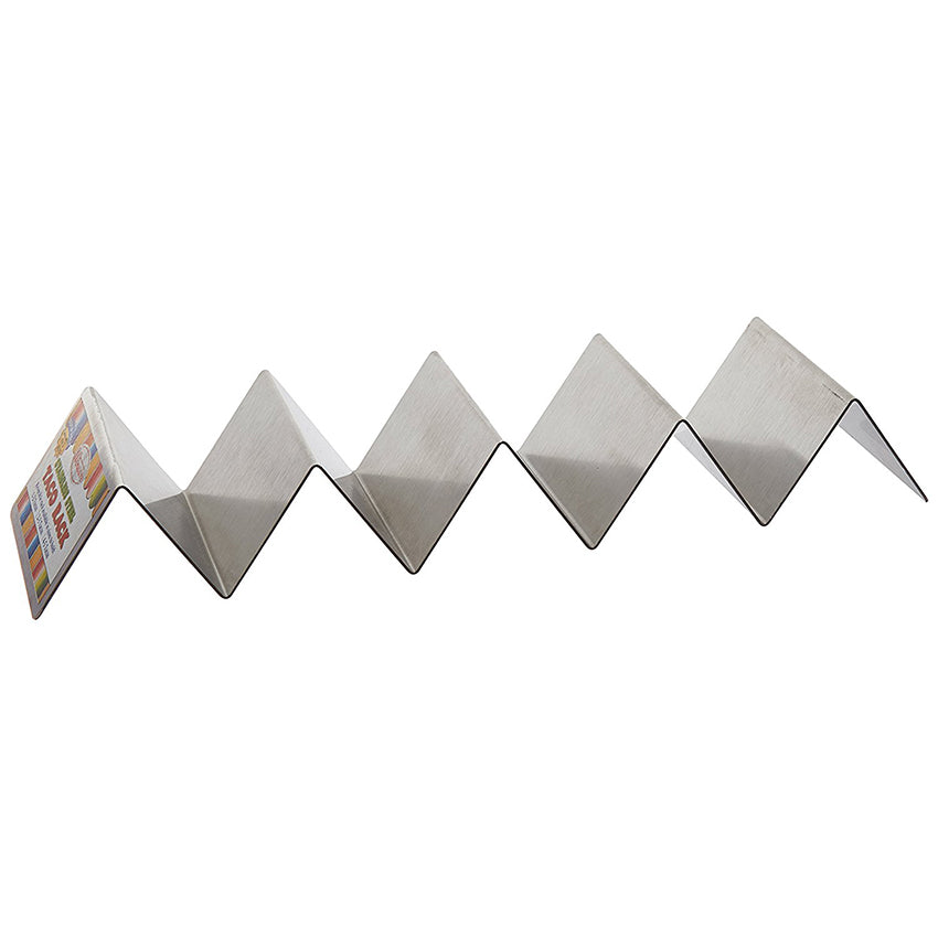 Winco Stainless Steel Taco Holder, 4-5 Compartments