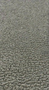 Italian Faux Sheepskin Fabric - Gray, 54" Width (1 Yard)