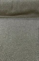 Italian Faux Sheepskin Fabric - Gray, 54" Width (1 Yard)