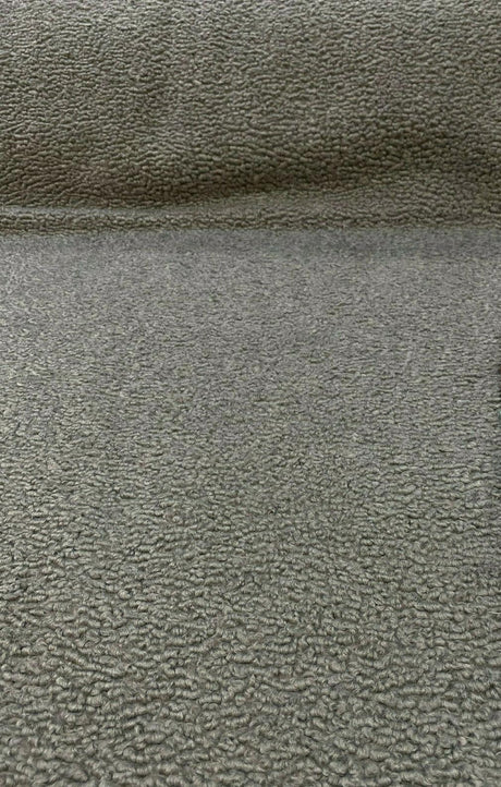 Italian Faux Sheepskin Fabric - Gray, 54" Width (1 Yard)