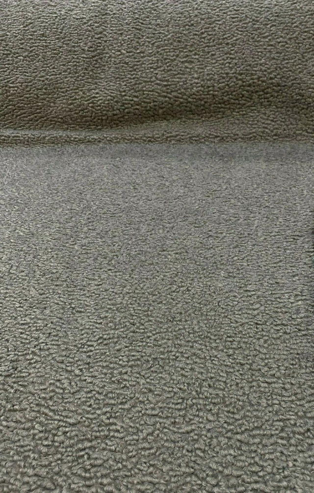 Italian Faux Sheepskin Fabric - Gray, 54" Width (1 Yard)