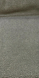 Italian Faux Sheepskin Fabric - Gray, 54" Width (1 Yard)
