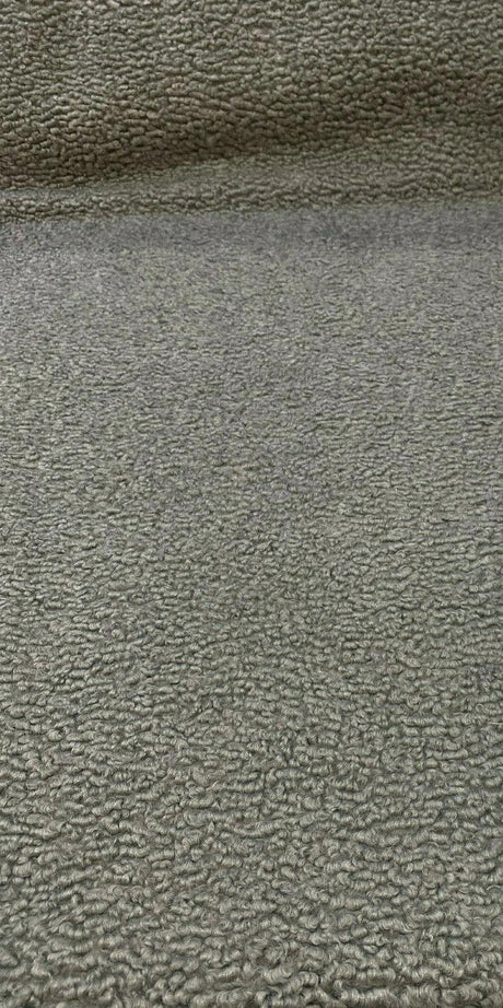Italian Faux Sheepskin Fabric - Gray, 54" Width (1 Yard)