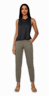 BELLA + CANVAS® Women's Racerback Crew Neck Crop Tank Top
