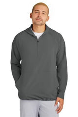 Sport-Tek® Repeat Half Zip Long Sleeve Hooded Jacket