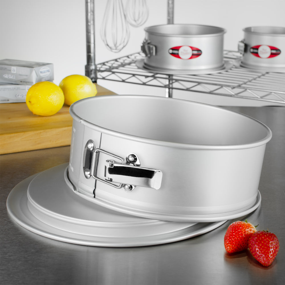 Fat Daddio's Anodized Aluminum Round Springform Pan, 11" Diameter x 3" Deep