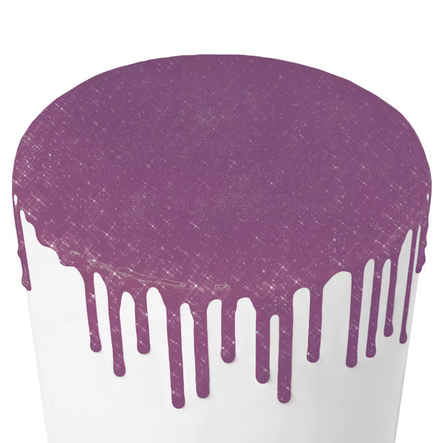 Satin Ice Purple Glitter Glaze, 10 oz.