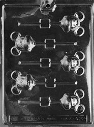 Cartoon Mouse Lolly Chocolate Mold - LPA022
