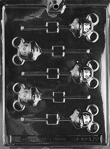 Cartoon Mouse Lolly Chocolate Mold - LPA022
