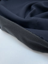 Blue Cotton Polyamid Twill