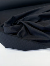 Cotton Polyamide Elastane Checked Fabric