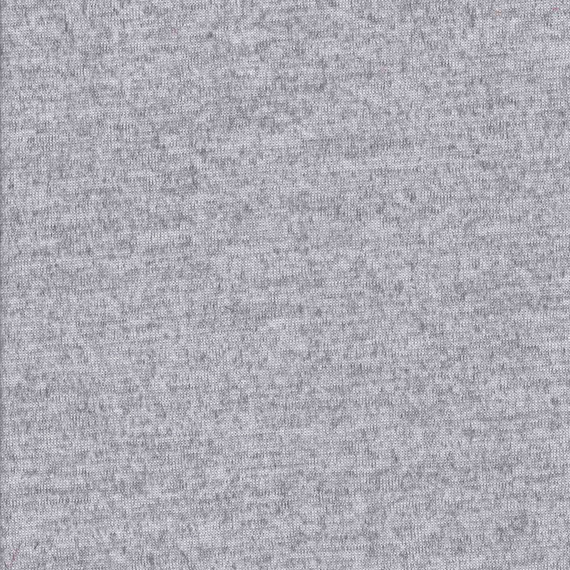 Heather Grey Stretch Knit Fabric