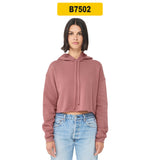 Bella + Canvas® Ladies Cropped Fleece Long Sleeve Hoodie