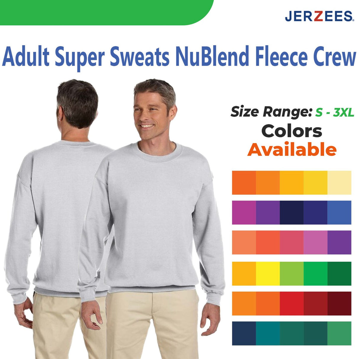 Jerzees® Super Sweats NuBlend Fleece Crew
