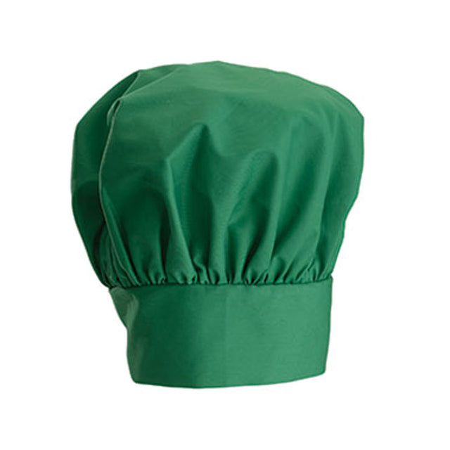 Winware by Winco CH-13 Chef Hat 13", Cotton/Poly Blend - Bright Green