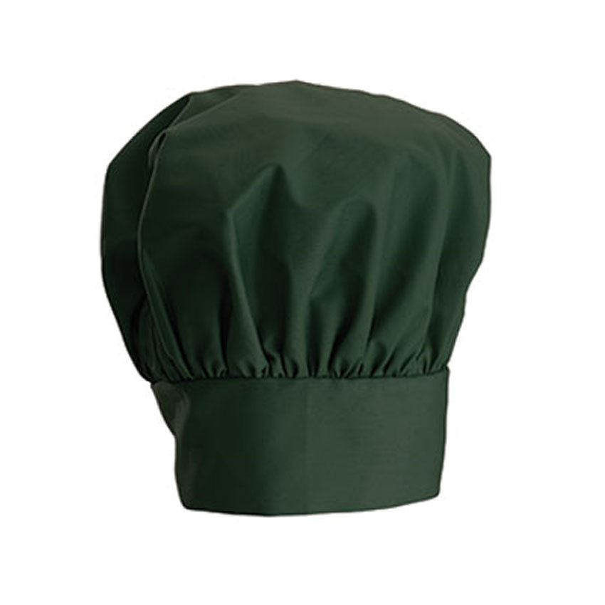 Winware by Winco CH-13 Chef Hat 13", Cotton/Poly Blend - Green